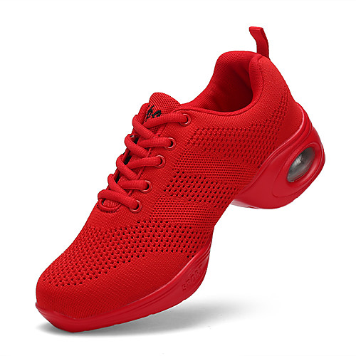 

Women's Athletic Shoes Wedge Heel Round Toe Tissage Volant Sporty / Minimalism Running Shoes / Fitness & Cross Training Shoes Spring & Summer / Fall & Winter Black / White / Red