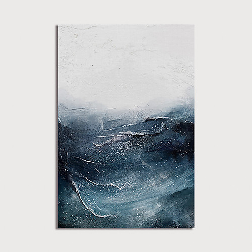 

Oil Painting Hand Painted Vertical Abstract Modern Stretched Canvas