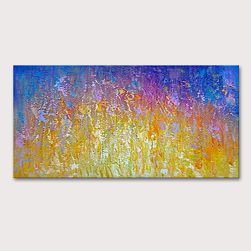 

Oil Painting Hand Painted - Abstract Abstract Landscape Modern Stretched Canvas