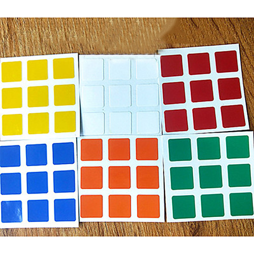 

6pcs Durable Stickers Set for 3x3x3 Magic Cube