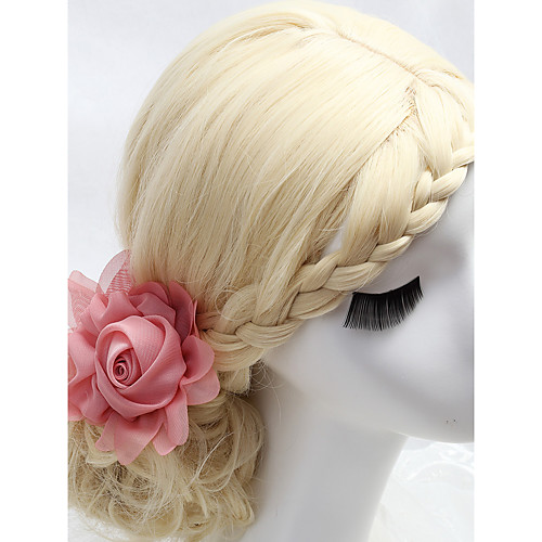 

Fabrics Flowers with Floral 1 Piece Wedding Headpiece