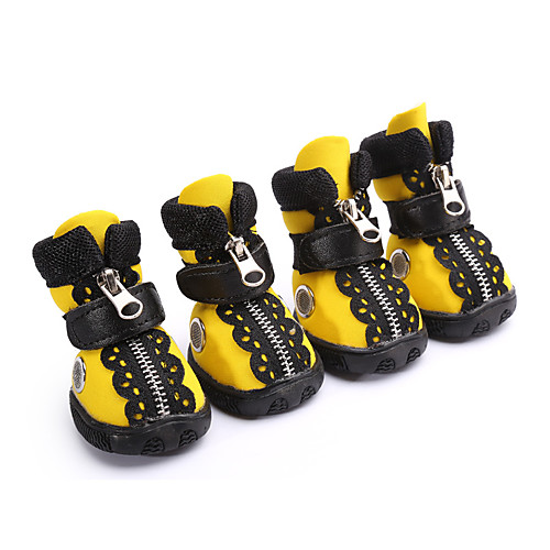 

Dogs Boots / Shoes Sneaker Animal For Pets Other Leather Type Orange