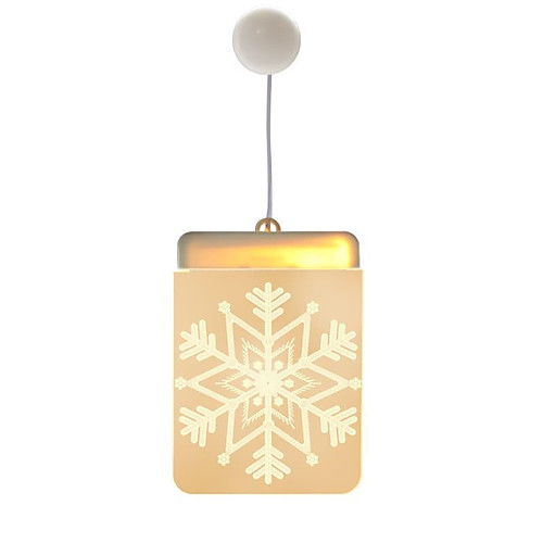 

3D Christmas Series Decoration Led Holiday Light Snowflake Sucker Lights AAA Battery Power For Window Xmas Lighting