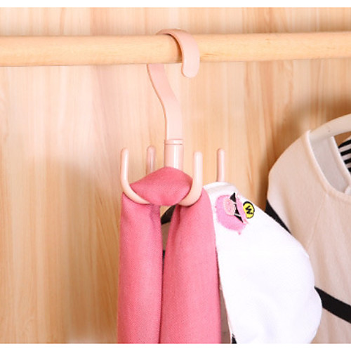 

Plastic Hangers Round New Design Home Organization Storage 1pc