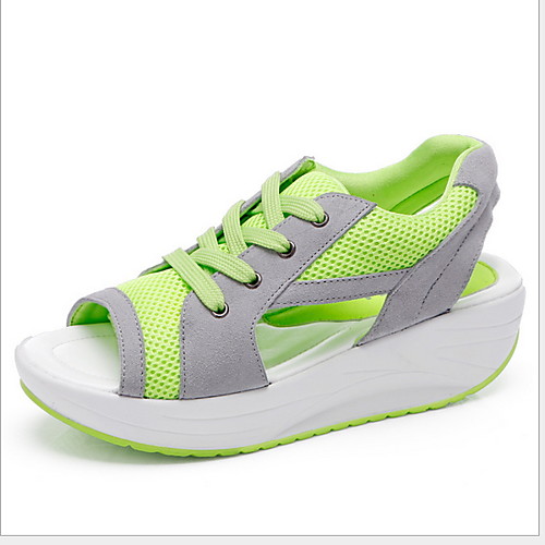 

Women's Sandals Flat Sandal Spring & Summer Flat Heel Round Toe Daily Mesh Purple / Red / Green