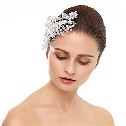 

Crystal / Rhinestone / Alloy Hair Combs with Rhinestone / Crystal 1 Piece Wedding Headpiece
