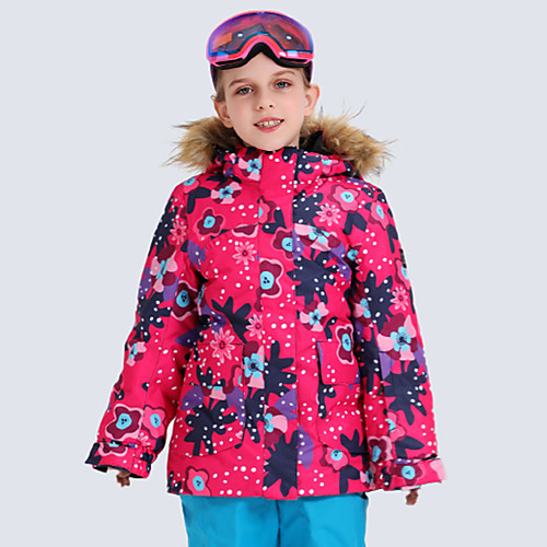 

GSOU SNOW Boys' Girls' Ski Jacket Skiing Camping / Hiking Winter Sports Waterproof Windproof Warm Polyster Tracksuit Ski Wear