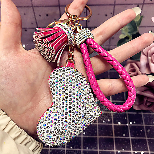 

Birthday / Heart Keychain Favors PU (Polyurethane) / Rhinestones RFID Keyfobs - 1 pcs All Seasons