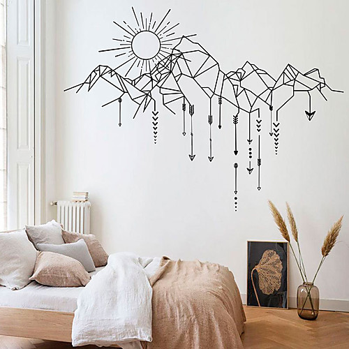 

Nordic Style Geometry Art Wall Sticker For House Decoration Living Room Bedroom Decor Art Decals Mural Vinyl Wall Stickers 110140cm