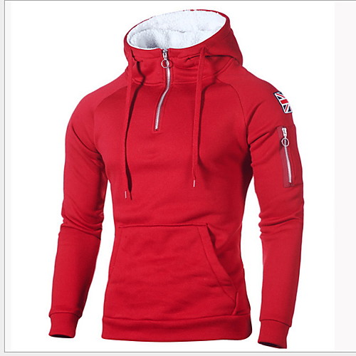 

Men's Hoodie Solid Colored Hooded Casual Slim Black Red Light gray Dark Gray US34 / UK34 / EU42 US36 / UK36 / EU44 US38 / UK38 / EU46 US40 / UK40 / EU48 US42 / UK42 / EU50