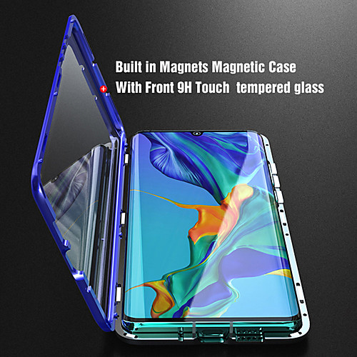 

Magnetic Metal Double Side Tempered Glass Phone Case for Huawei P30 P30 Lite P30 Pro P20 P20 Lite P20 Pro