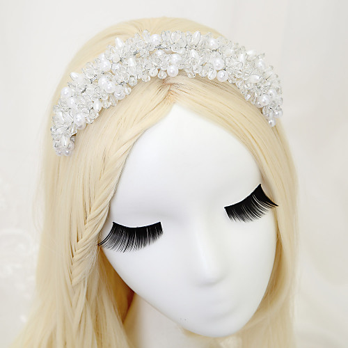 

Crystal / Imitation Pearl Headbands / Headpiece with Crystal / Faux Pearl 1 Piece Wedding Headpiece