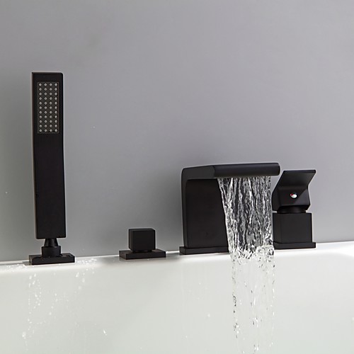 

Bathtub Faucet Painted Finishes Widespread Ceramic Valve Bath Shower Mixer Taps