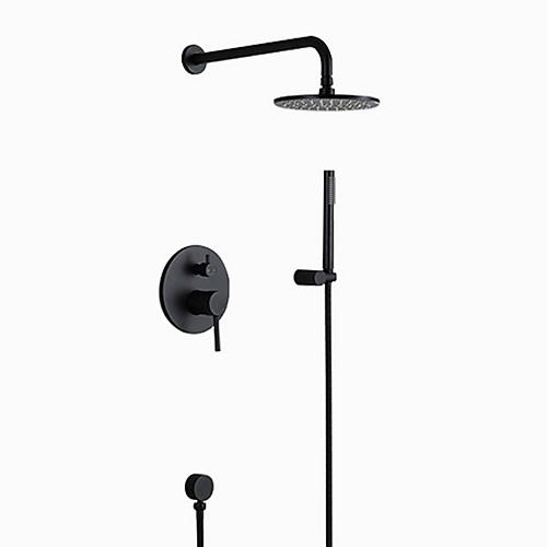 

Embedded Contemporary Wall Mounted Ceramic Valve Bath Shower Mixer Taps-Shower Faucet