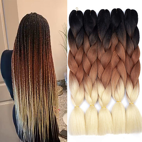 

Braiding Hair Straight Extension Twist Braids Afro Kinky Braids Synthetic Hair 3 Pieces Hair Braids Natural Color 24 inch 24 Heat Resistant Synthetic 100% kanekalon hair Dailywear African Braids