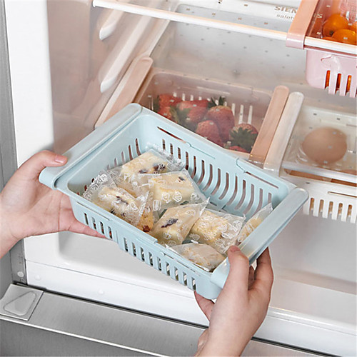 

1 Piece Fridge Slide-On Stretchable Storage Box Space Saving Food Storage Box