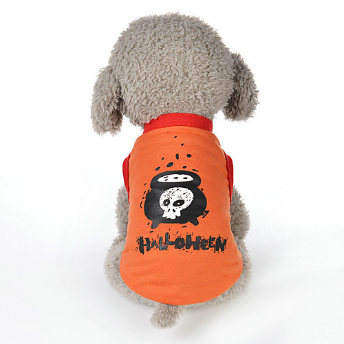

Dog Halloween Costumes Dress Puppy Clothes Quotes & Sayings Pumpkin Bow Halloween Winter Dog Clothes Puppy Clothes Dog Outfits Black Purple Red Costume for Girl and Boy Dog Polyster M