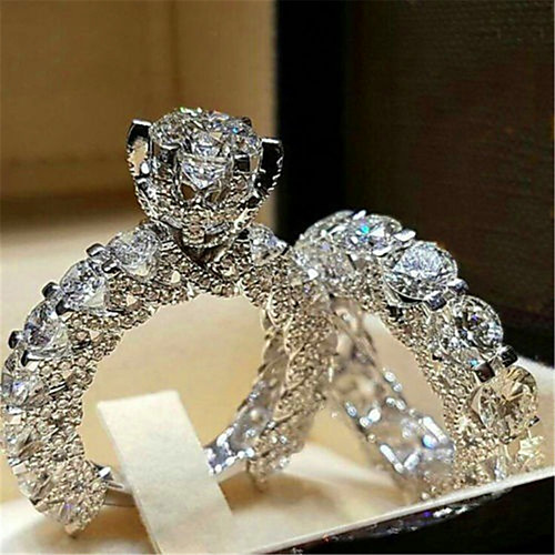 

Women's Ring AAA Cubic Zirconia 1pc White Silver Platinum Plated Alloy Stylish Daily Jewelry Cute