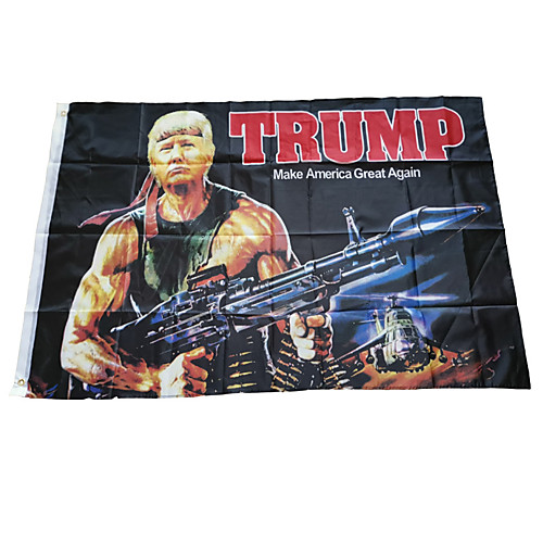 

150x90cm Trump 2020 Flag Double Sided Printed Trump Flag Keep America Great for President USA