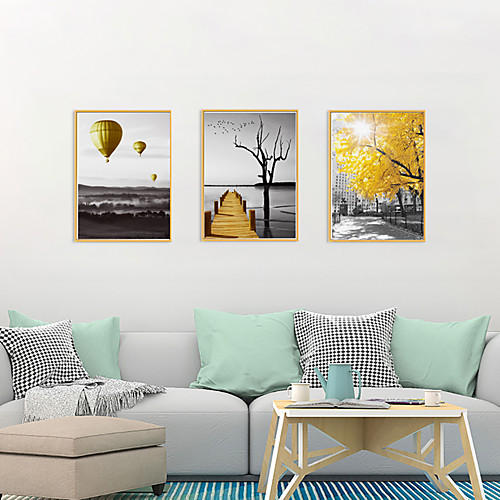 

Framed Art Print Framed Set - Abstract Landscape PS Poster Wall Art