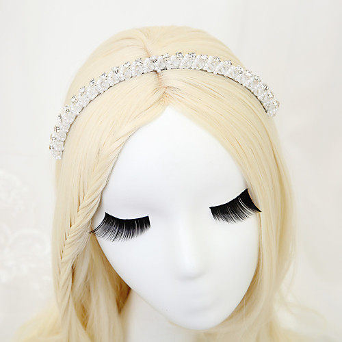 

Crystal / Imitation Pearl / Alloy Headbands / Headpiece with Rhinestone / Crystal / Faux Pearl 1 Piece Wedding Headpiece