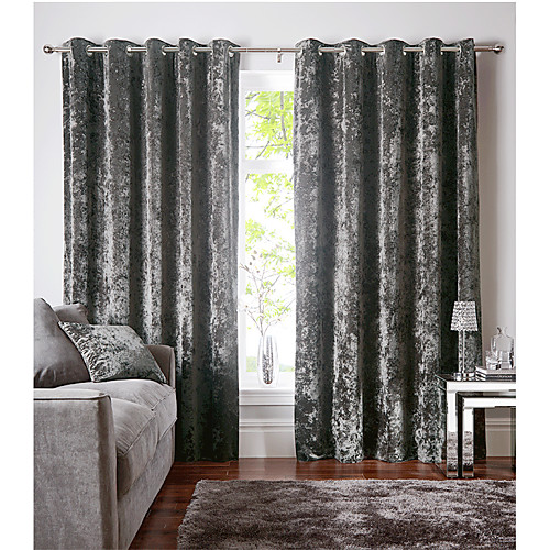 

Two Panel Nordic Luxury Style High-Grade Flannel Blackout Curtains Living Room Bedroom Dining Room Curtains