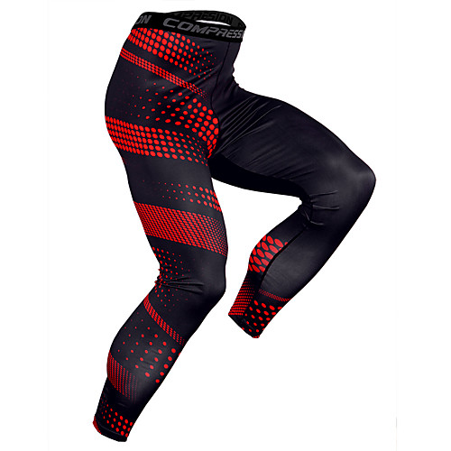 

JACK CORDEE Men's Compression Pants Cycling Tights Elastane Bike Compression Clothing Bottoms Breathable Quick Dry Sweat-wicking Sports Red Mountain Bike MTB Road Bike Cycling Clothing Apparel Form