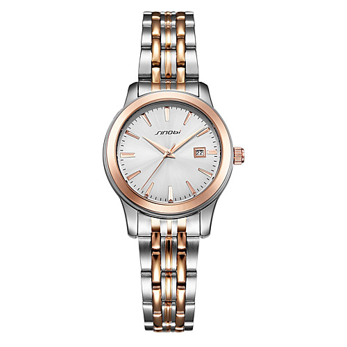 

SINOBI Women's Wrist Watch Gold Watch Analog Quartz Ladies Shock Resistant / Stainless Steel / Japanese / Two Years