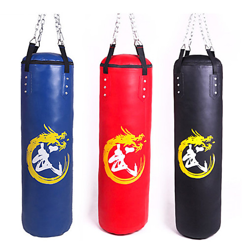 

Punching Bag Heavy Bag Kit For Taekwondo Boxing Karate Martial Arts Adjustable Durable Empty Strength Training 360° Rotation PU 1 pcs Adults - Black Red Blue