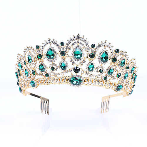 

Alloy Tiaras with Crystal / Rhinestone 1 Piece Wedding Headpiece