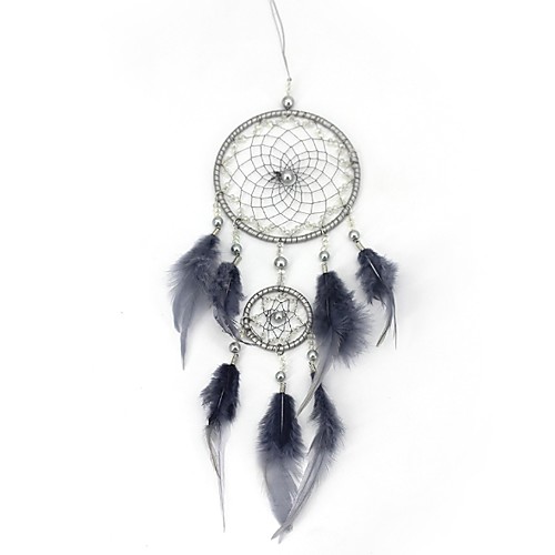 

Boho Dream Catcher Handmade Gift Wall Hanging Decor Art Ornament Craft Feather Bead 4511cm for Kids Bedroom Wedding Festival