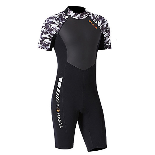 

Dive&Sail Men's Sleeveless Wetsuit 1.5mm SCR Neoprene Diving Suit Thermal / Warm Quick Dry Stretchy Sleeveless Front Zip - Diving Water Sports Solid Colored Summer