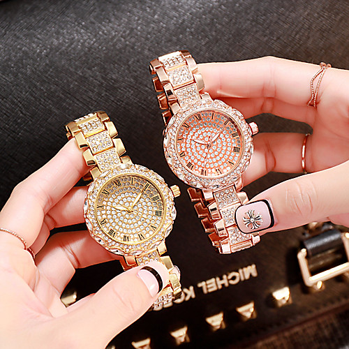 

Women's Quartz Watches Luxury New Arrival Silver Gold Rose Gold Stainless Steel Chinese Quartz Rose Gold Gold Silver Chronograph Cute New Design 1 pc Analog One Year Battery Life