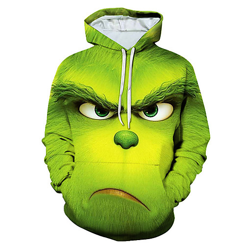 

Men's Hoodie 3D Hooded Basic Hoodies Sweatshirts Green