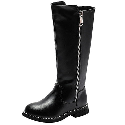 

Girls' Snow Boots Cowhide Boots Little Kids(4-7ys) / Big Kids(7years ) Black / Burgundy Winter / Rubber