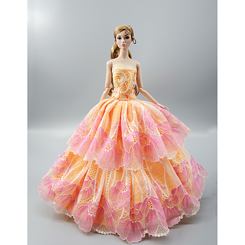 

Doll Dress Dresses Lace Tulle Lace Cotton Blend Handmade Toy for Girl's Birthday Gifts / Kids