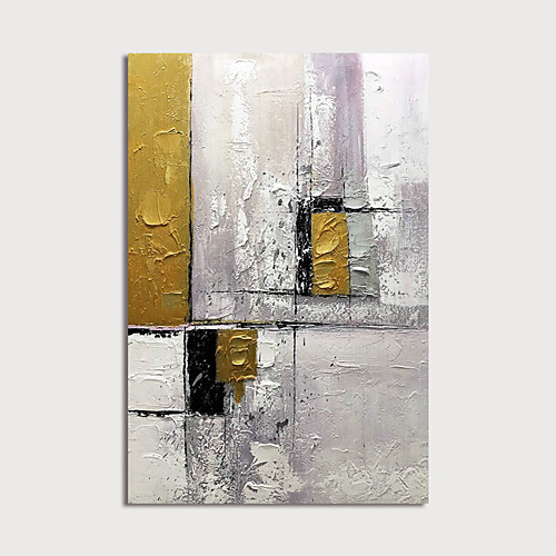 

Oil Painting Hand Painted - Abstract Modern Stretched Canvas