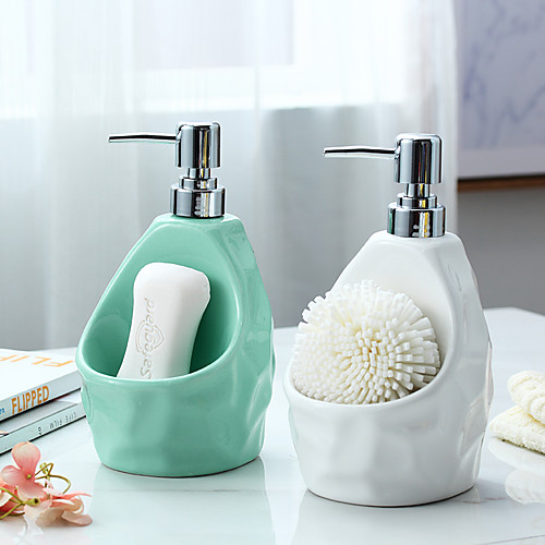 

650ml Ceramic Lotion Bottle Soap Dispenser Bathroom Shower Gel Bottle Hand Sanitizer Bottle Kitchen Accessories Detergent Bottle