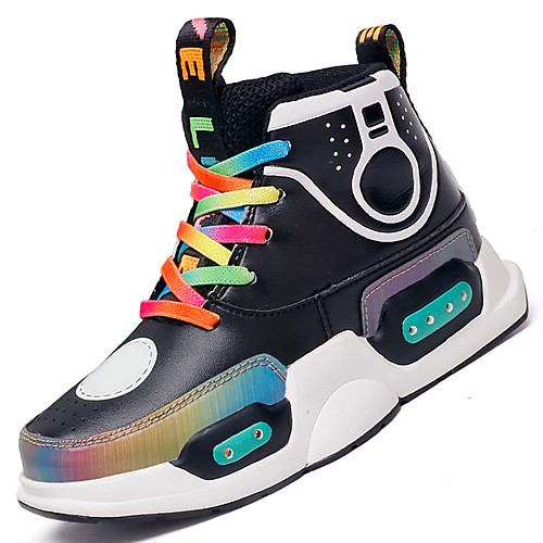

Boys' / Girls' LED / LED Shoes Synthetics Sneakers Big Kids(7years ) LED Black / Purple Fall / Winter