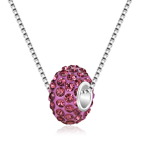 

Women's Pendant Necklace Necklace Classic Mini Casual / Sporty Fashion Modern Chrome Black Rose Gold White Purple Dark Green 425 cm Necklace Jewelry 1pc For Gift Street Holiday Festival
