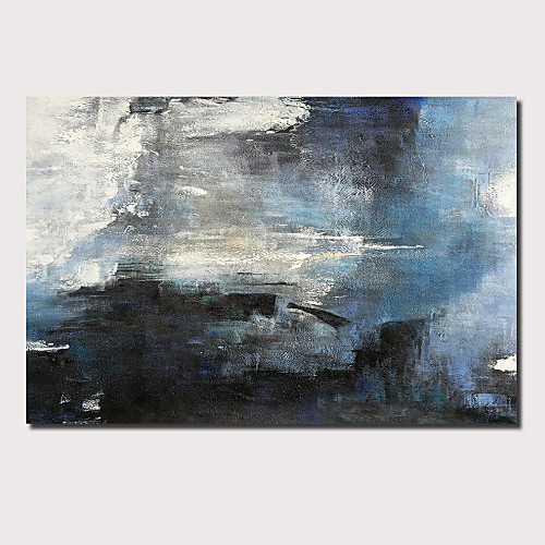 

Oil Painting Hand Painted Horizontal Panoramic Abstract Landscape Comtemporary Modern Stretched Canvas