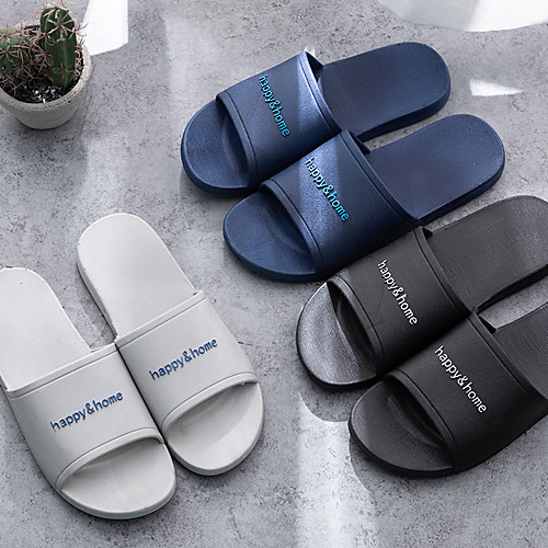 

Men's Slippers / Boys' Slippers Slide Slippers / House Slippers Casual Rubber solid color Shoes