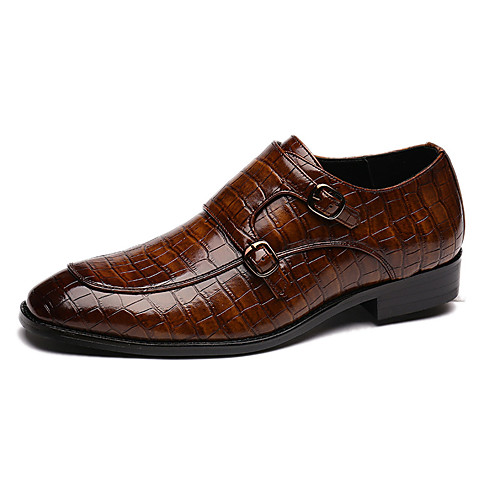 

Men's Formal Shoes Comfort Shoes Spring & Summer / Fall & Winter Business / Classic Office & Career Loafers & Slip-Ons Faux Leather Breathable Non-slipping Wear Proof Black / Yellow / Green Gradient