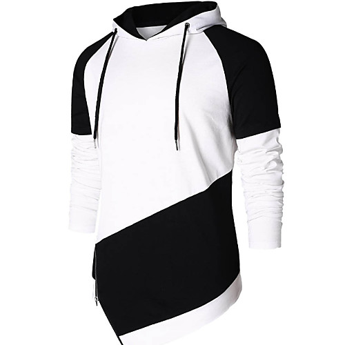 

Men's Hoodie Color Block Hooded Basic White US32 / UK32 / EU40 US34 / UK34 / EU42 US36 / UK36 / EU44 US38 / UK38 / EU46