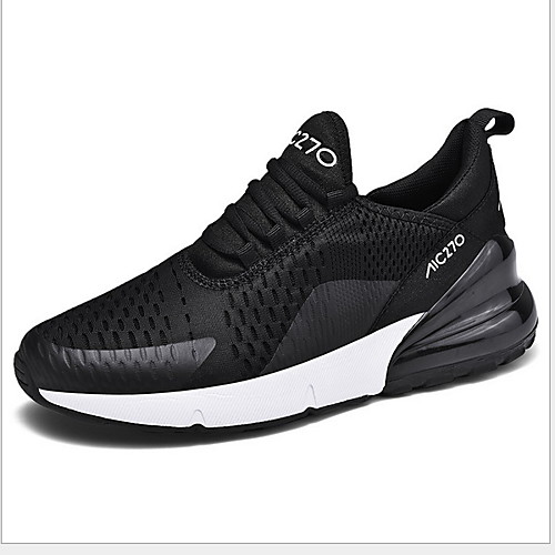 

Men's Comfort Shoes Cowhide Winter Athletic Shoes Running Shoes Black / Red