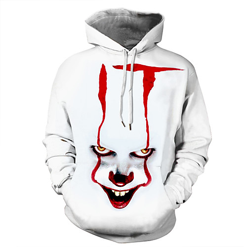 

Men's Plus Size Hoodie Print / 3D / Skull Hooded Basic / Halloween White US32 / UK32 / EU40 US34 / UK34 / EU42 US36 / UK36 / EU44 US40 / UK40 / EU48 US42 / UK42 / EU50 US44 / UK44 / EU52 US46 / UK46