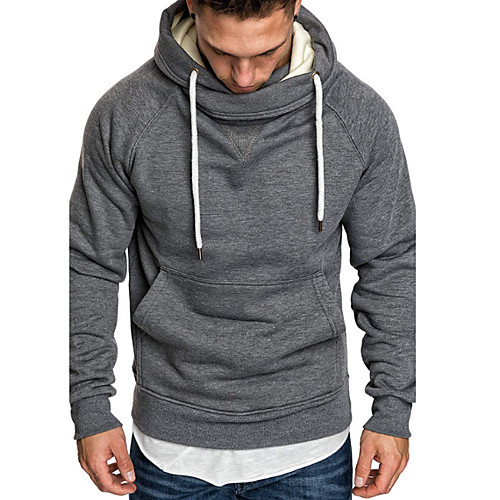 

Men's Hoodie Solid Colored Hooded Basic Black Red Light gray Dark Gray Navy Blue US32 / UK32 / EU40 US34 / UK34 / EU42 US36 / UK36 / EU44 US38 / UK38 / EU46 US40 / UK40 / EU48