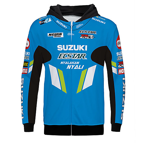 

SUZUKI Spring / Fall / Winter Polyster Warmer Breathable fast dry Racing Jersey Motorcycle Jersey Clothes Jacket for Unisex
