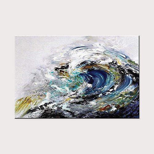 

Oil Painting Hand Painted Horizontal Abstract Landscape Modern Rolled Canvas (No Frame)