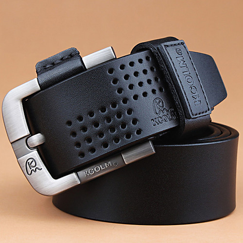 

Men's Basic Leather Waist Belt - Solid Colored